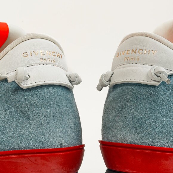 Givenchy Active Runner Grey & Blue Nylon Sneakers - Picture 9 of 10